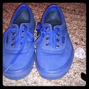 Blue on blue vans